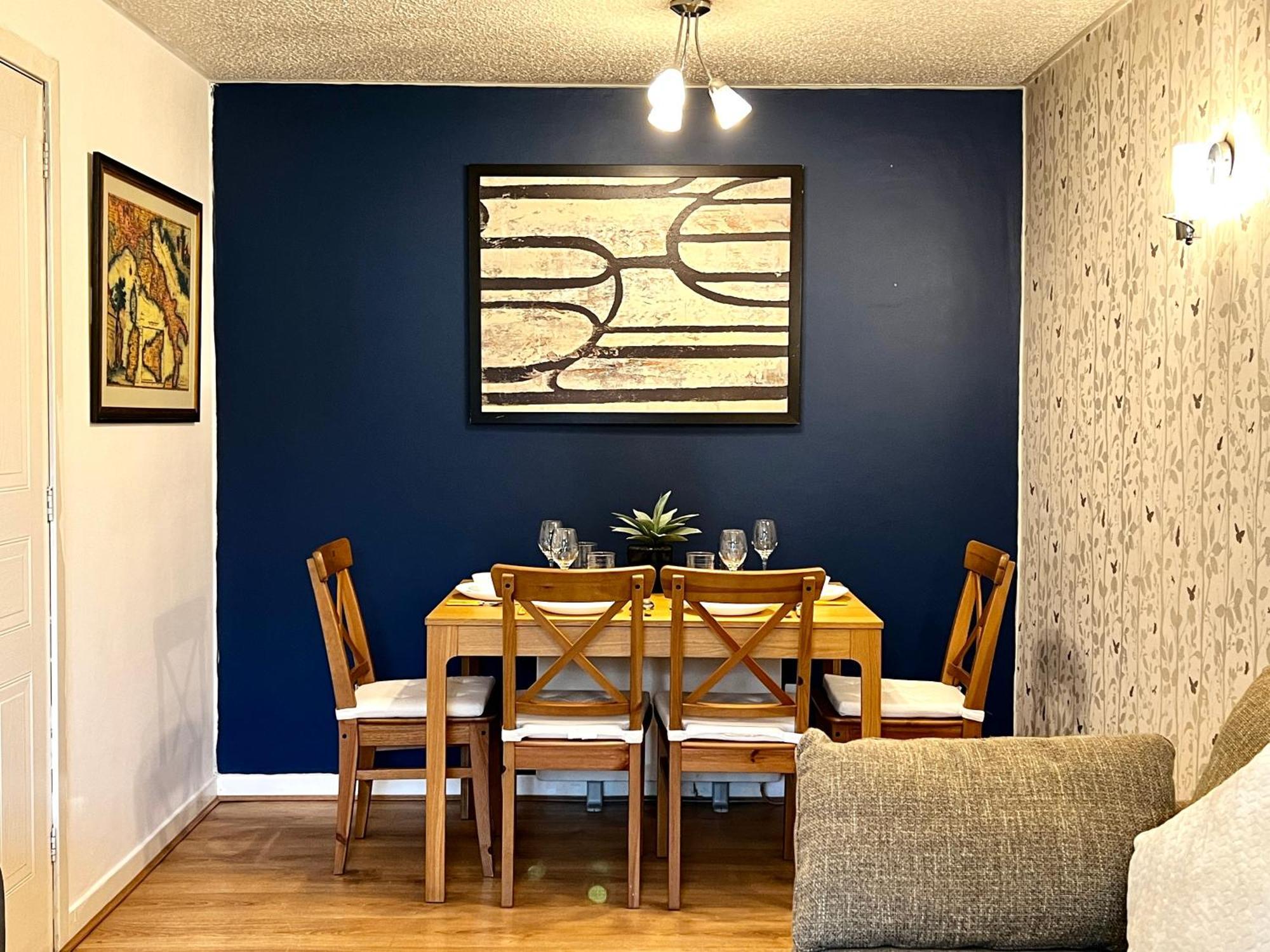 Ground Floor Flat With Free Parking & Wifi Leilighet Glasgow Eksteriør bilde